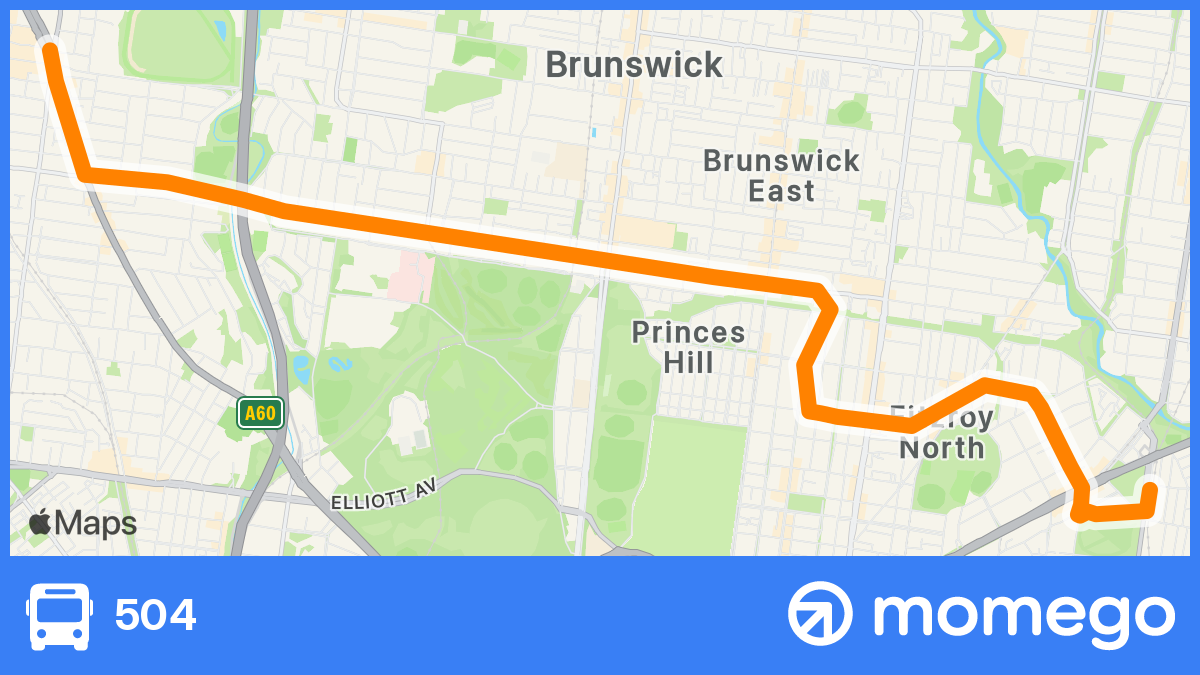 Transport Victoria 504 Bus Route | Live Bus Times